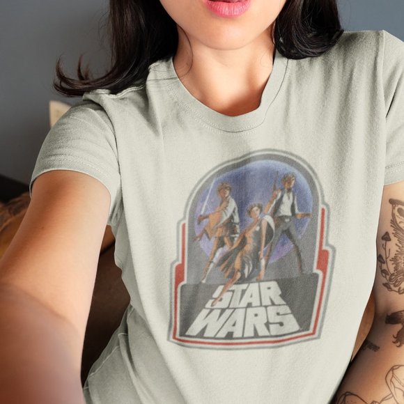 Star Wars Retro Vintage Graphic Tee - Picture 1 of 5